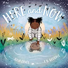 Here and now is a grounding, meditation book. It focuses on all of the things that are happening in the world right now as the book is read. There is not a plot or characters. The illustrations are colorful and show a variety of people across the world. This book will be enjoyed by adults reading to children. It would be good to read before bed or when trying to calm a rowdy class of students. Ages 4-8 R (regulating emotion)