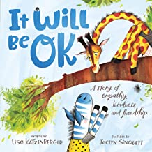 It Will Be Okay is a sweet story about two friends, Giraffe and Zebra, who usually visit at the watering hole. Giraffe can’t go to the watering hole because he is worried he might see a spider. Zebra reminds Giraffe he is bigger, stronger, and faster than Spider. Giraffe is still too scared. Zebra shows empathy by waiting until Giraffe is ready. With his friend Giraffe feels brave. This story demonstrates to young readers it is normal to worry, even over silly things, and how to be a good friend to someone who is worrying. There are notes in the back for adults who want to help young children understand feeling anxious and having empathy. Ages 4-8 RULER
